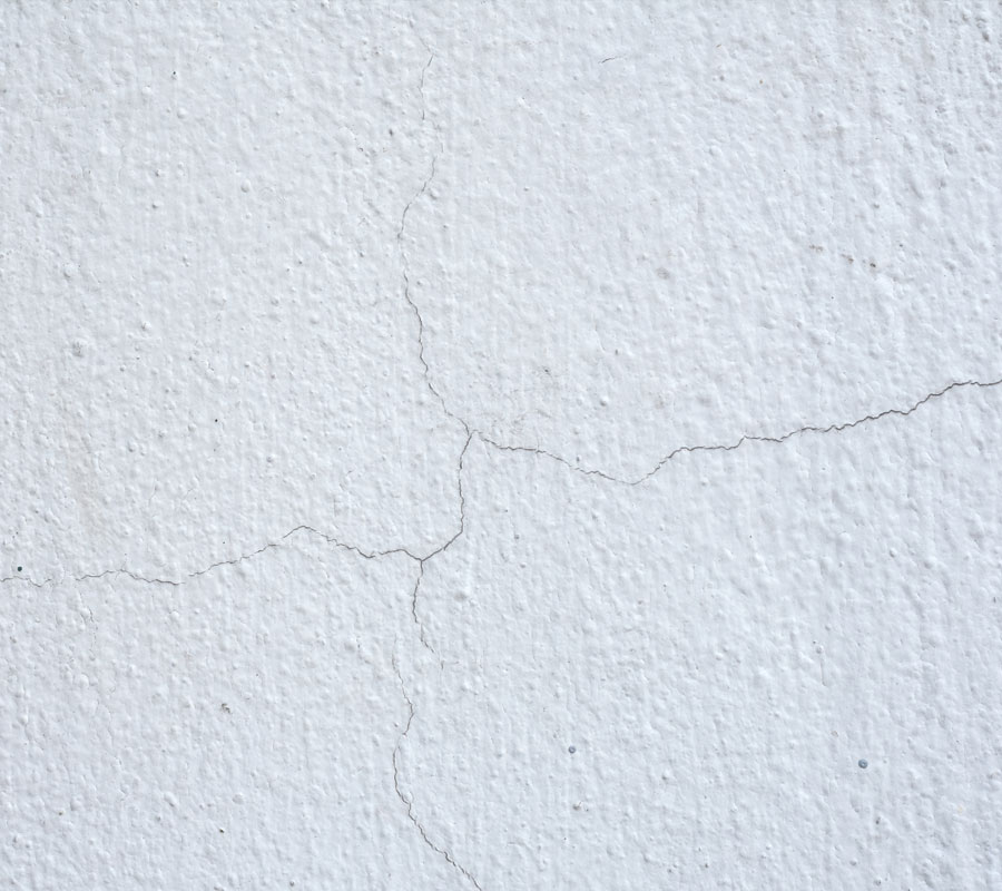 Example of Stucco Hairline Cracks