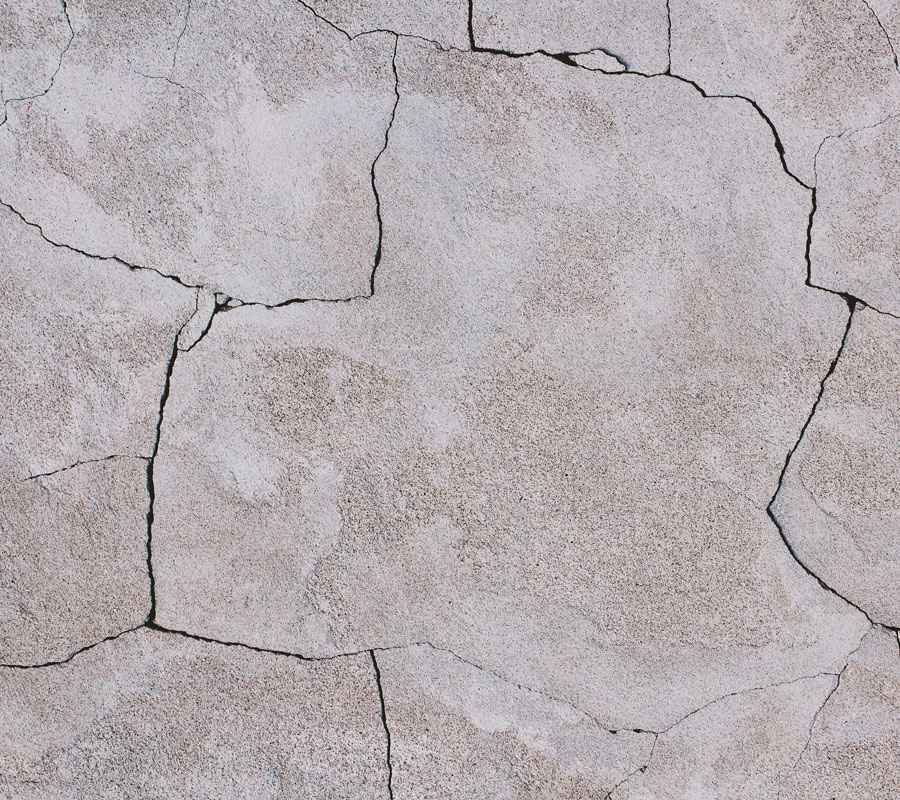 Example of Stucco Pattern and Outline Cracks