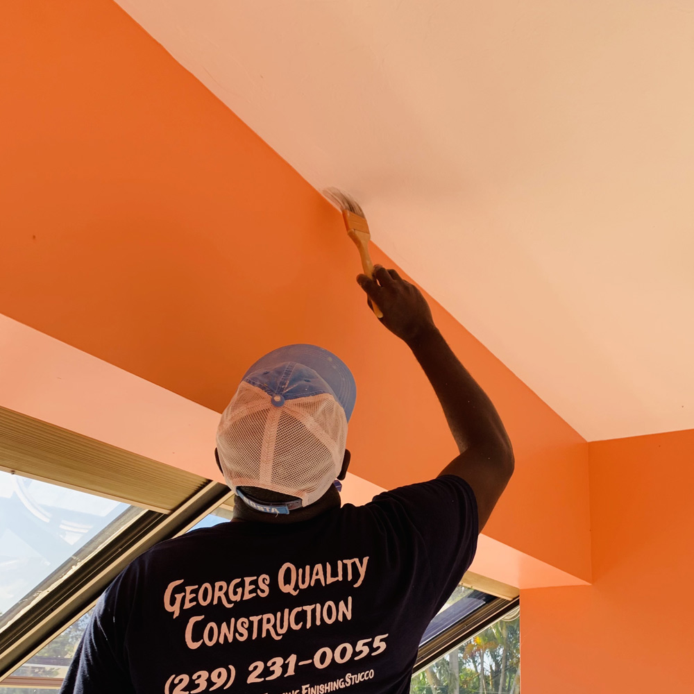Professional Interior Painting from Georges Quality - In Progress