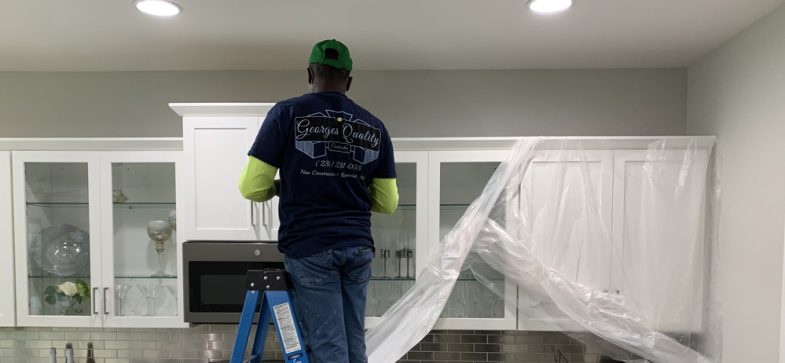 Professional Interior Painting from Georges Quality - In Progress